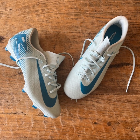 Nike Zoom Vapor 16 Academy FG MG Blue Size 8 Soccer Cleats Mens FQ8374-400 - Picture 1 of 5
